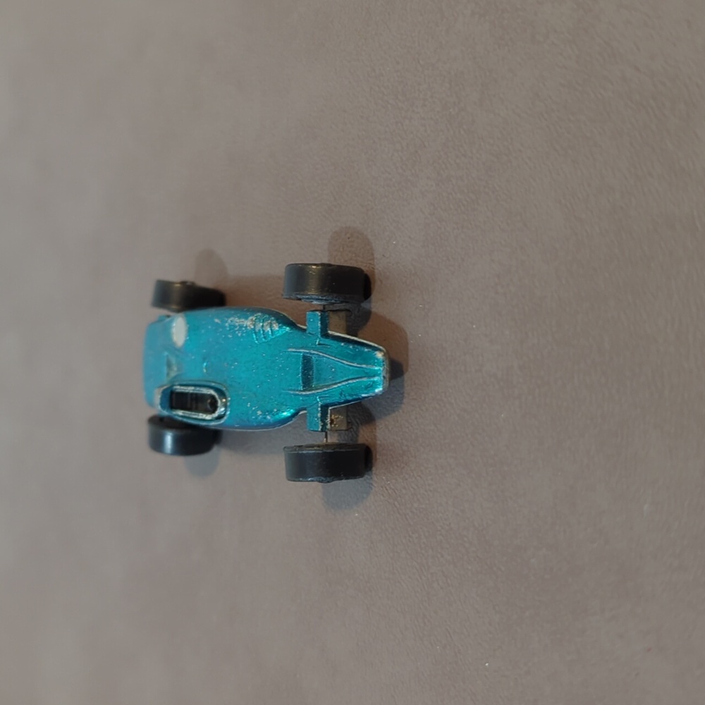 Vintage 1969 Hot Wheels Redline Shelby Turbine Spectra Flame Aqua Blue Mattel - Picture 2 of 6